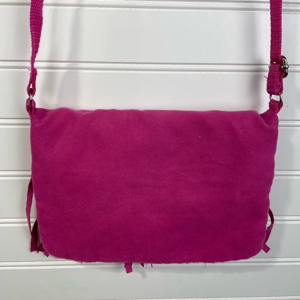 Hello Kitty Sanrio Pink Glitter Fringe Crossbody Bag/Purse EUC - Picture 5 of 13